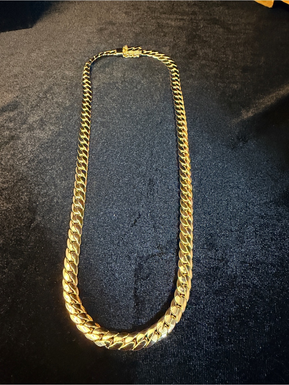Miami Cuban 14k Stamped Gold Filled 24in 9MM necklace w/ box lock BRAND NEW